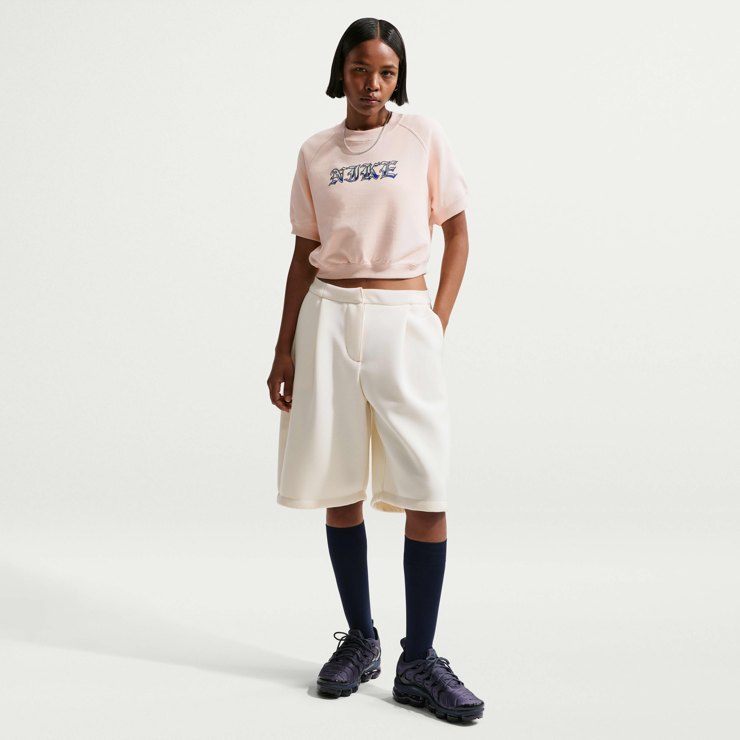 Yogalicious Girls 7-16 French Terry Crew Neck Sweatshirt and